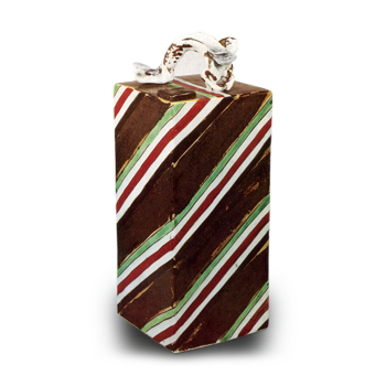 色絵斜線文角徳利