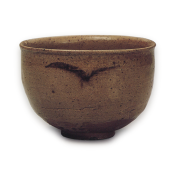 絵唐津 草文 茶碗