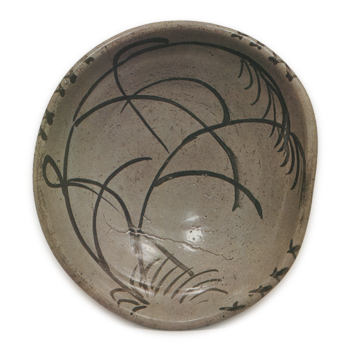 絵唐津 薄文 鉢