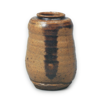 唐津茶入 銘 思河