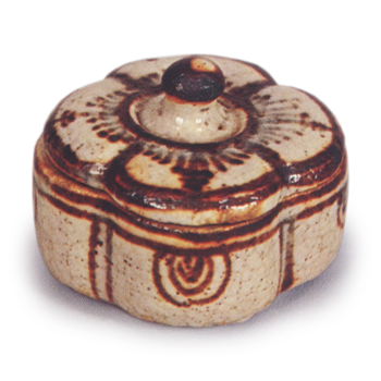 志野 木瓜 香合