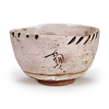 絵唐津 葦鷺文 茶碗