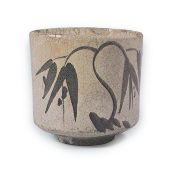 絵唐津 柳文 筒茶碗 | 鶴田 純久の章 お話