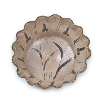 絵唐津 葦文 輪花 小鉢