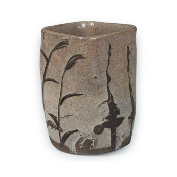 値下しました。唐津焼、向付 唐津焼 向付セット(朝鮮唐津/絵唐津/織部唐津/唐津焼〆/カイラギ釉の5