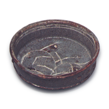 鼠志野 芒文 向付