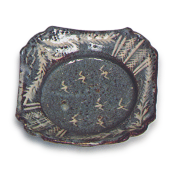 鼠志野 飛鳥文 向付