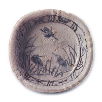 志野 草鳥文 向付