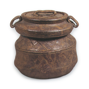 備前唐津 耳付 水指