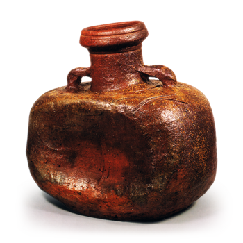 備前 耳付 扁壺