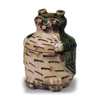 織部 木菟 香炉