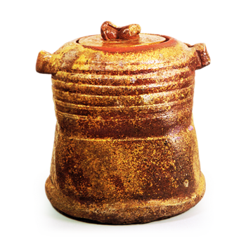 備前 耳付 水指 銘 龍田川 | 鶴田 純久の章 お話