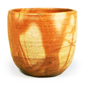 備前 緋襷 棒先 水指