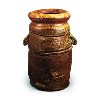 備前 耳付 花生 銘 柴の戸