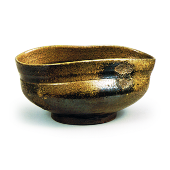 備前 沓茶碗