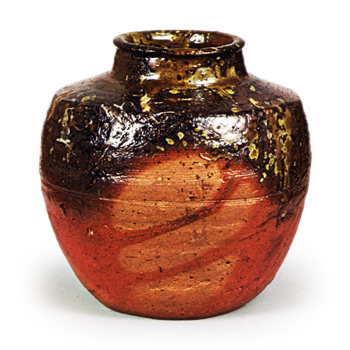 備前 緋襷 肩衝 茶入 銘 形雲