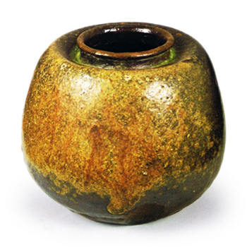 備前 尻膨 茶入