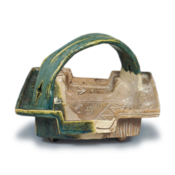 織部 切落 手鉢