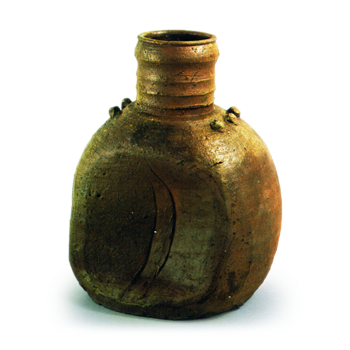 備前 耳付 扁壺