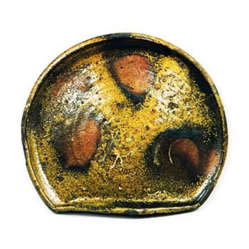 備前 半月形 平鉢