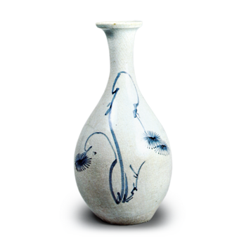 染付 松文 徳利