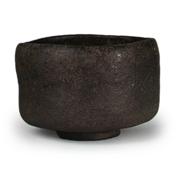 黒茶碗　銘三国一