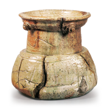 伊賀擢座水指 銘破袋 | 鶴田 純久の章 お話