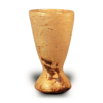 黄瀬戸 立鼓 花入