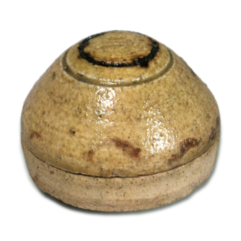 黄瀬戸 宝珠 香合