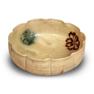 黄瀬戸 菊形 鉢