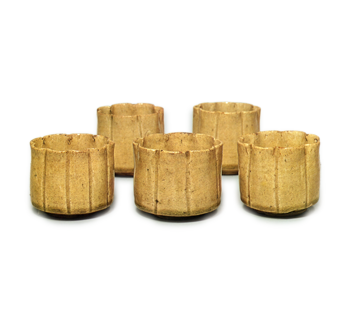 黄瀬戸 輪花 猪口