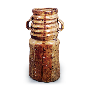 美濃伊賀耳付花入