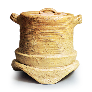 美濃伊賀耳付水指