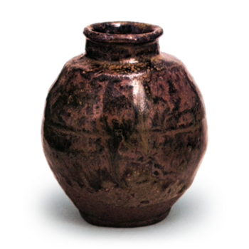 丹波茶入 銘春雨