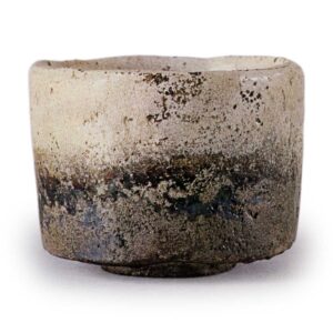 白片身替茶碗 銘不二山