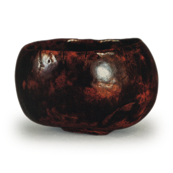 光悦 飴楽茶碗 銘 紙屋