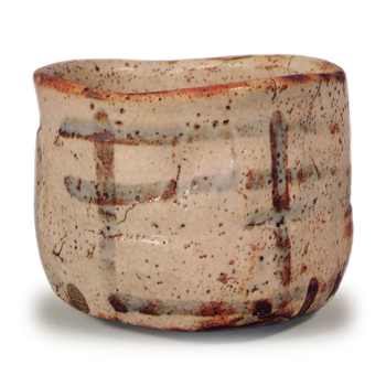 志野茶碗 銘卯花壇