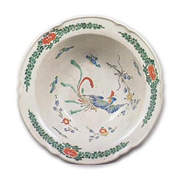 色絵 飛鳳文 大鉢
