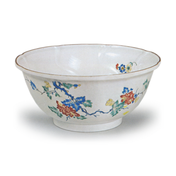 色絵 牡丹文 鉢