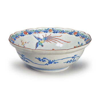 色絵 梅竹 鳳凰文 鉢