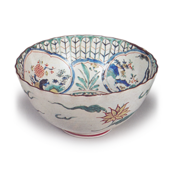 色絵 松竹梅文 鉢