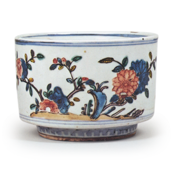 色絵 菊文 茶碗