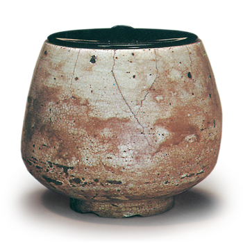 粉引芋頭水指 こひきいもがしらみずさし