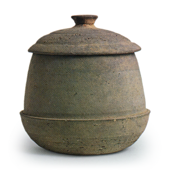 須恵器 有蓋変形杯