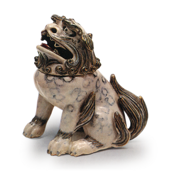 色絵獅子香炉 | 鶴田 純久の章 お話