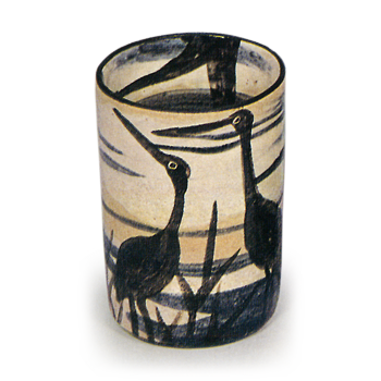 銹絵染付絵替向付