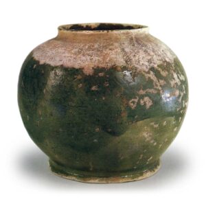 緑釉 壺