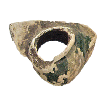 二彩 多嘴瓶破片