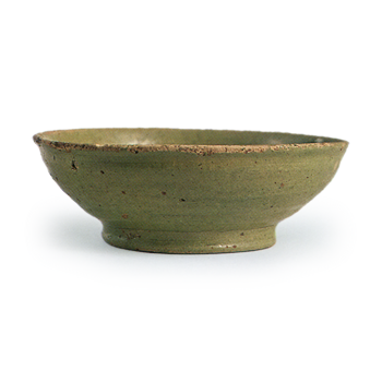緑釉 椀・同底裏