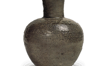 灰釉 長頸瓶 | 鶴田 純久の章 お話